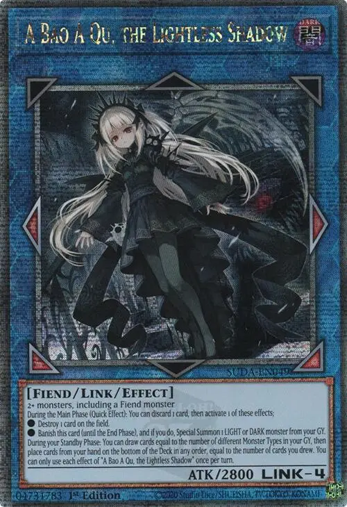 A Bao A Qu, The Lightless Shadow (Quarter Century Secret Rare) [Suda-En049] Quarter Century Secret Rare 1