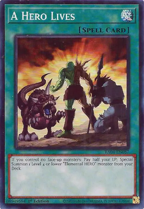 A Hero Lives [Ra04-En087] Super Rare 1