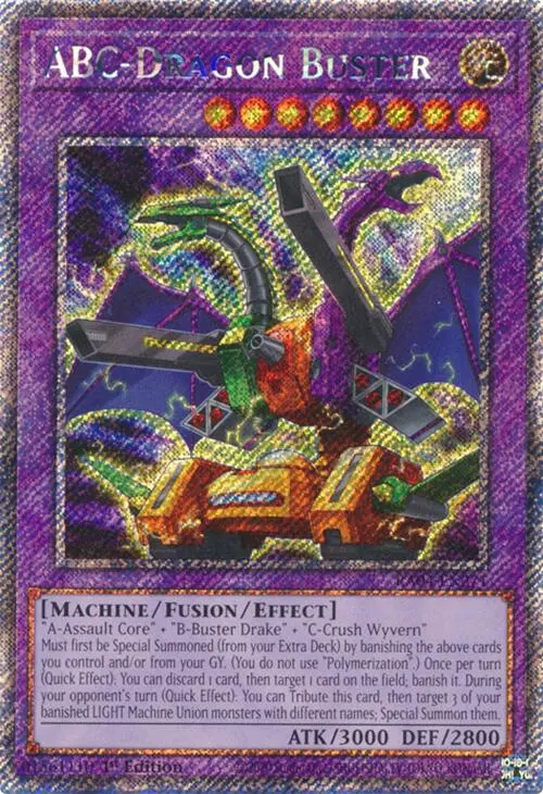 Abc-Dragon Buster [Ra04-En271] Platinum Secret Rare 1
