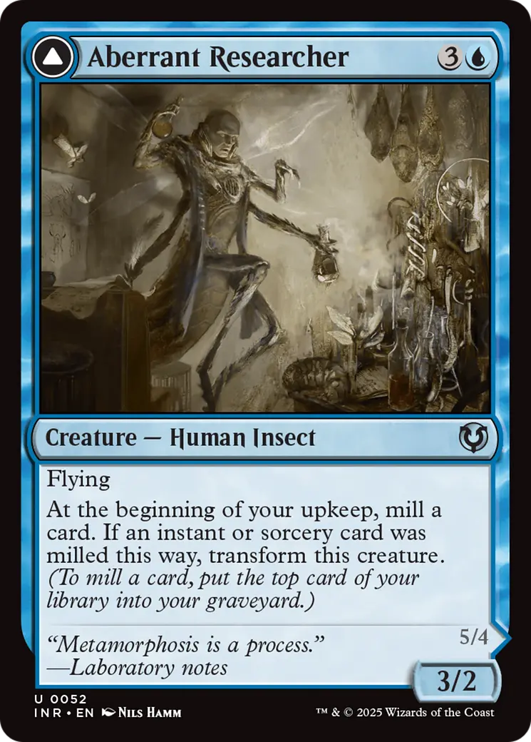 Aberrant Researcher // Perfected Form [Innistrad Remastered] 1