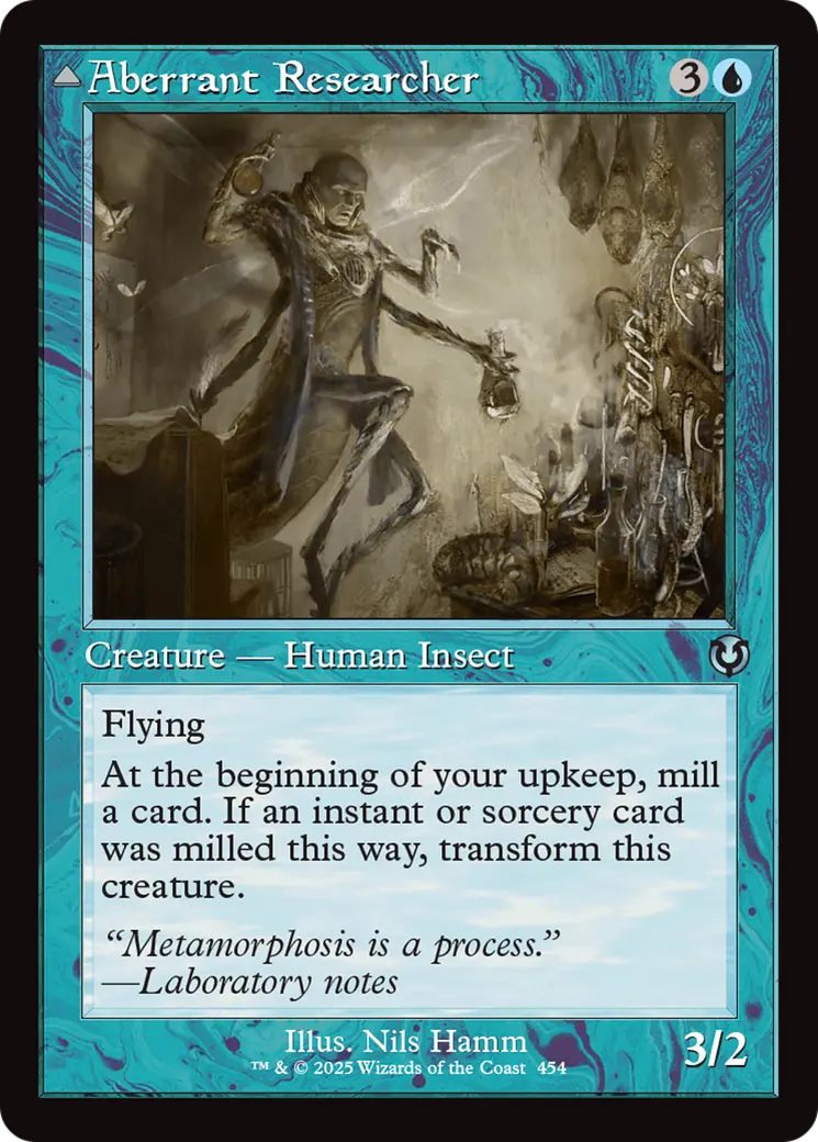 Aberrant Researcher // Perfected Form (Retro Frame) [Innistrad Remastered] 1