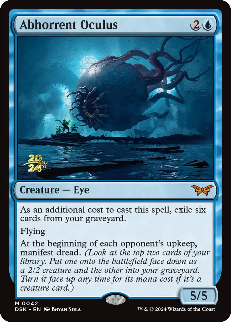 Abhorrent Oculus [Duskmourn: House Of Horror Prerelease Promos] 1