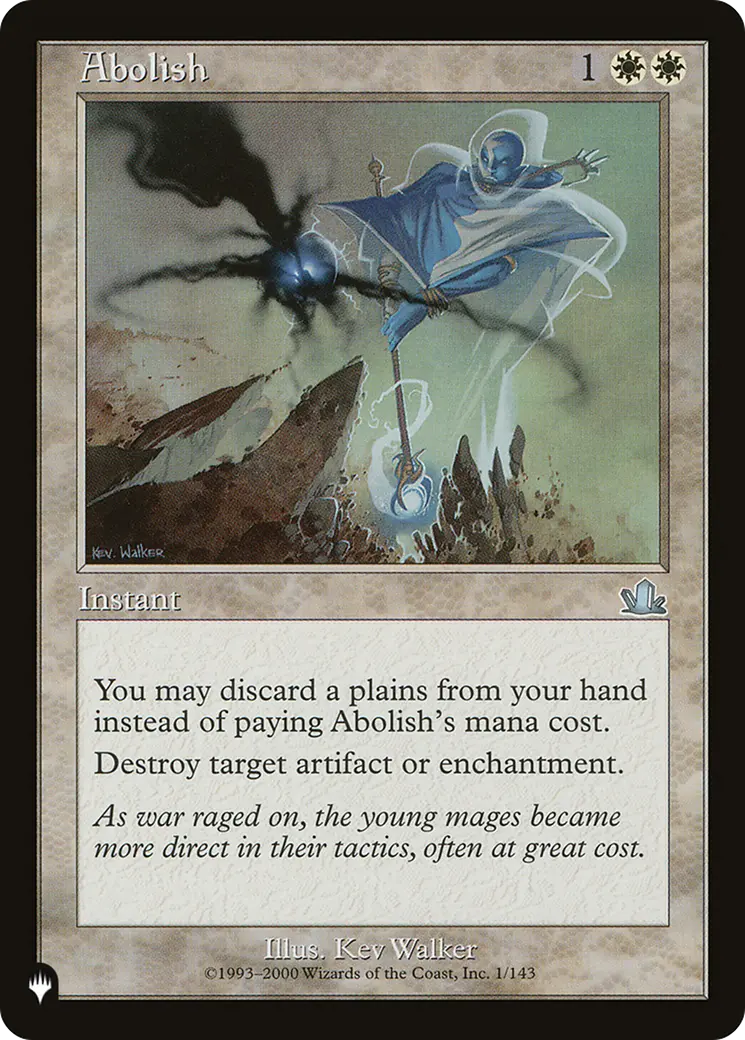 Abolish [The List] 1