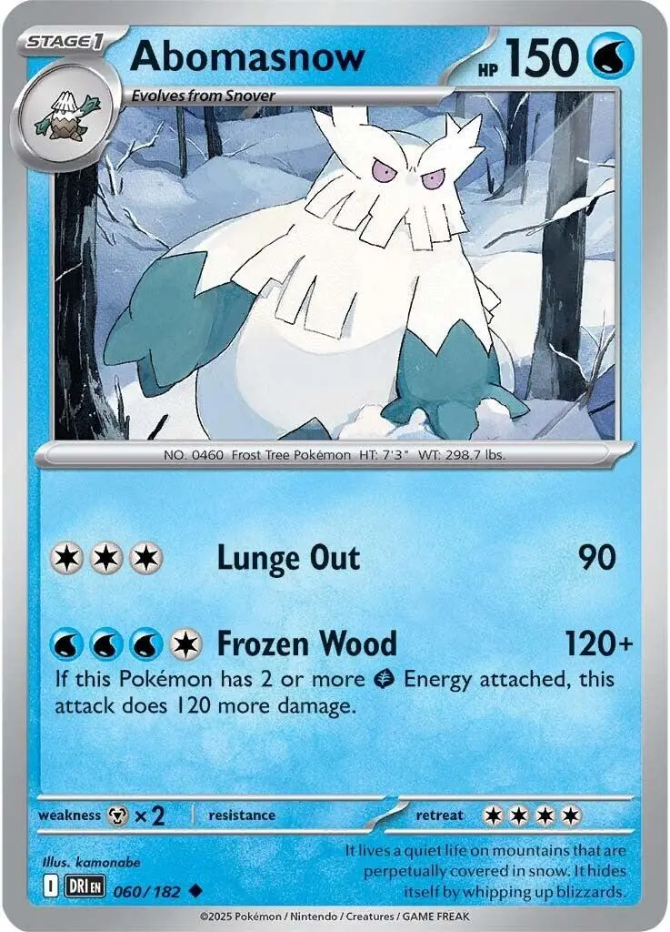 Abomasnow (060/182) [Scarlet & Violet: Destined Rivals] 1