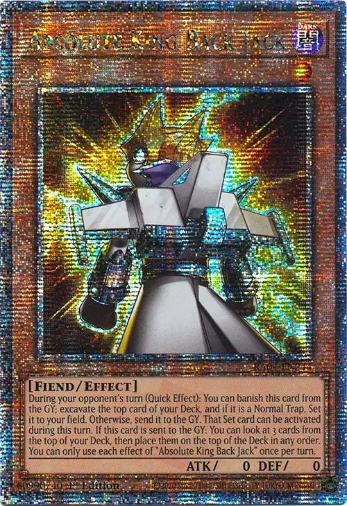 Absolute King Back Jack [Ra04-En244] Quarter Century Secret Rare 1
