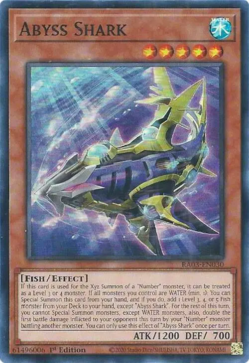 Abyss Shark [Ra03-En030] Super Rare 1
