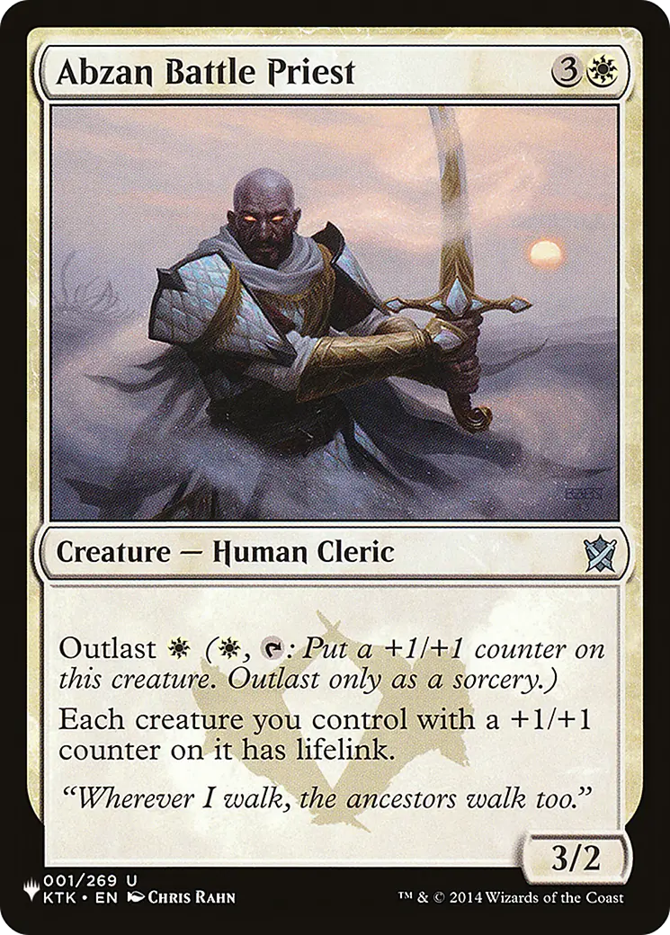 Abzan Battle Priest [The List] 1