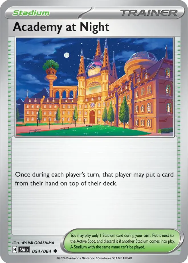 Academy At Night (054/064) [Scarlet & Violet: Shrouded Fable] 1