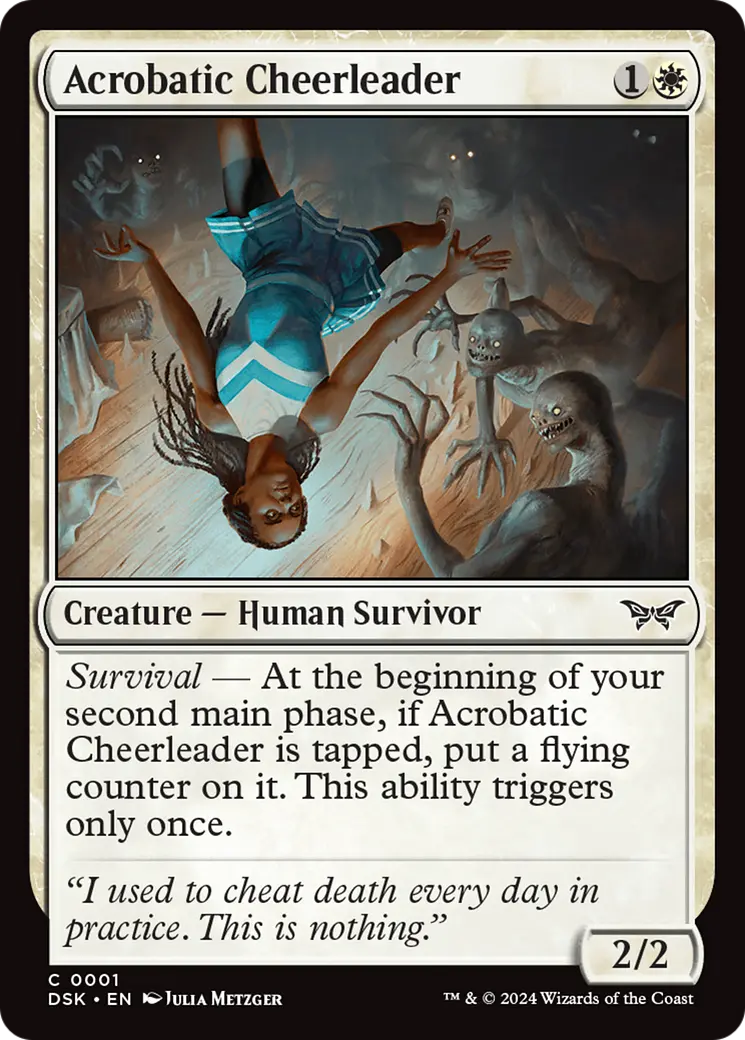 Acrobatic Cheerleader [Duskmourn: House Of Horror] 1