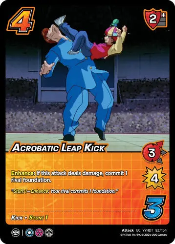 Acrobatic Leap Kick 1