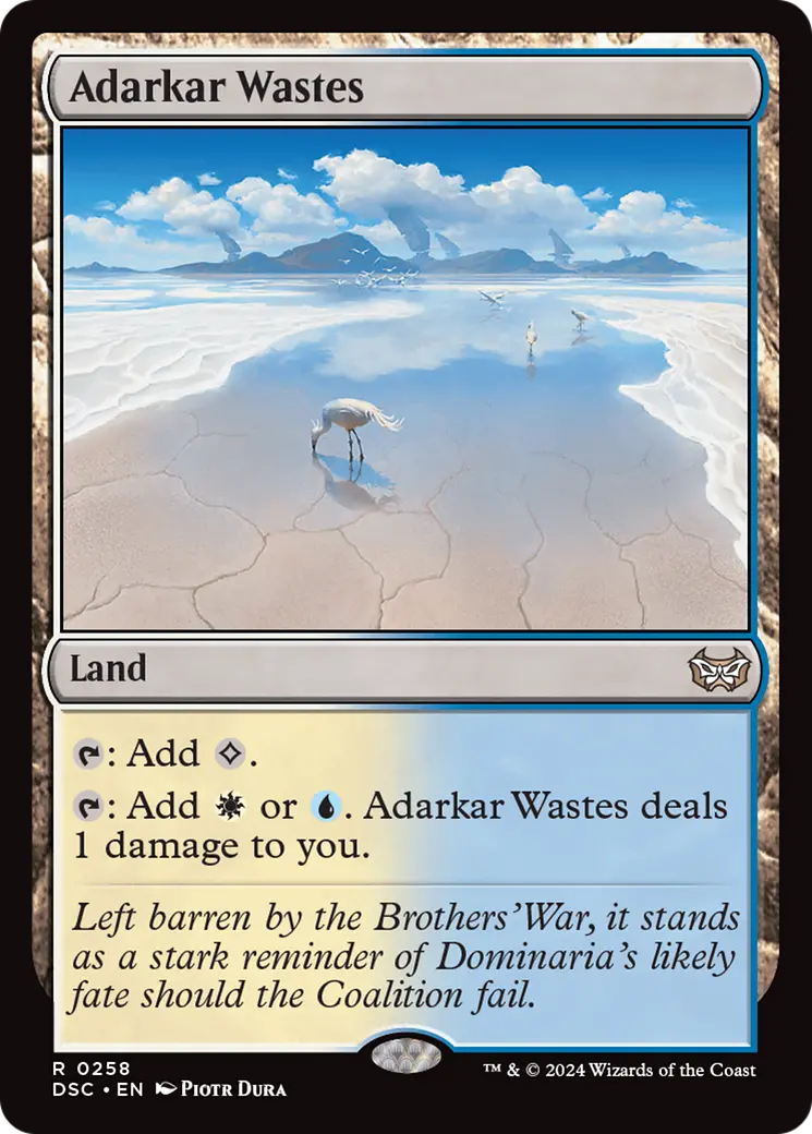 Adarkar Wastes [Duskmourn: House Of Horror Commander] 1