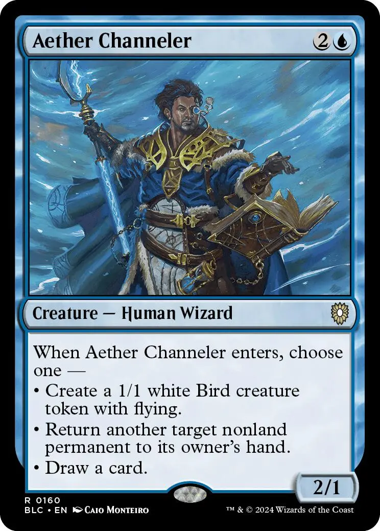 Aether Channeler [Bloomburrow Commander] 1
