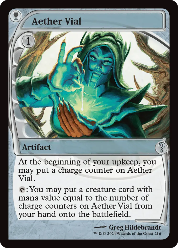 Aether Vial (Future Sight) [Mystery Booster 2] 1