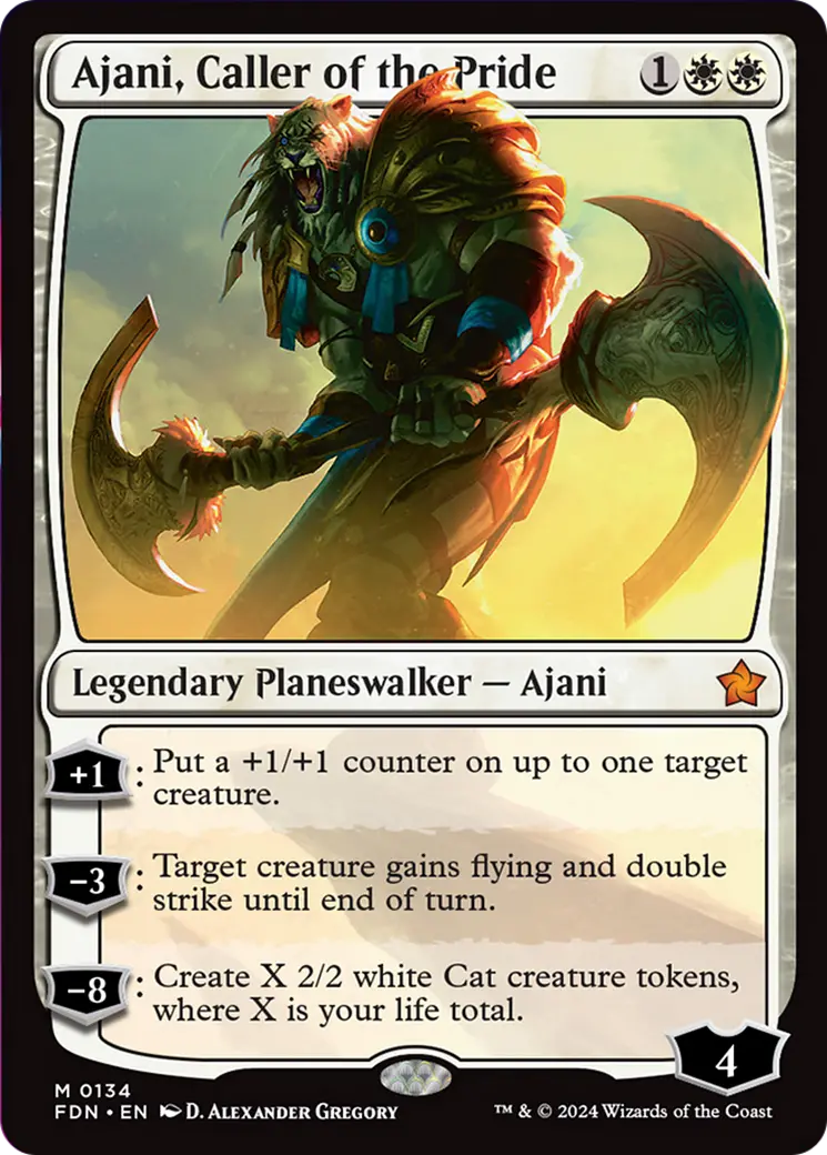 Ajani, Caller Of The Pride [Foundations] 1