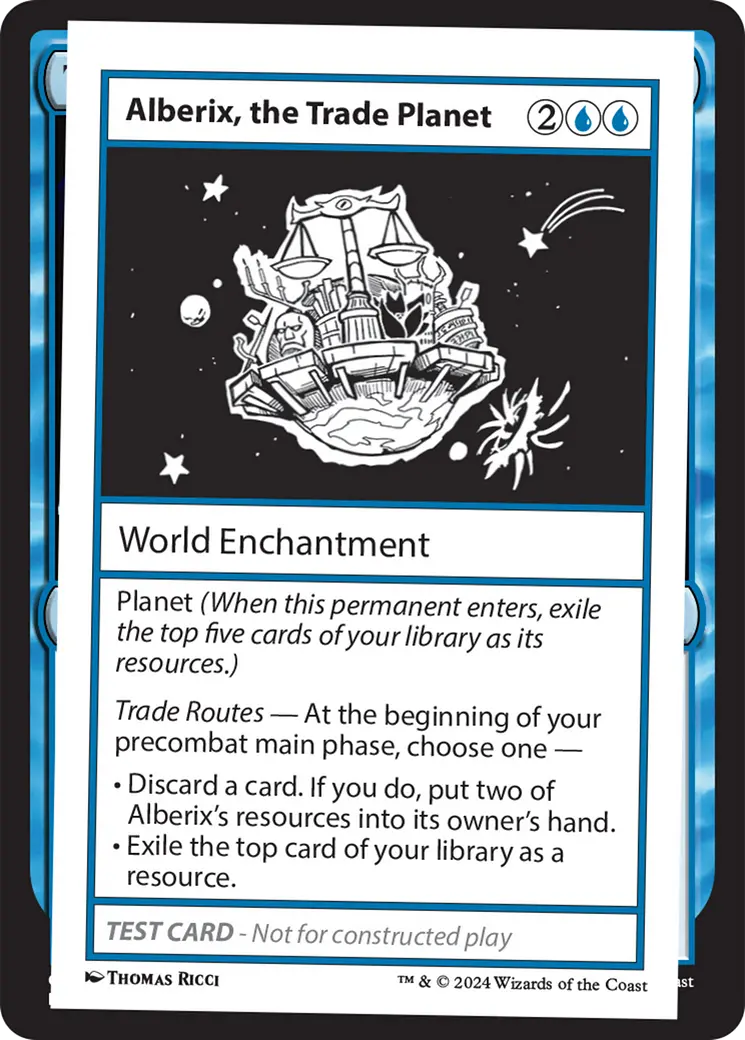 Alberix, The Trade Planet [Mystery Booster 2 Playtest Cards] 1
