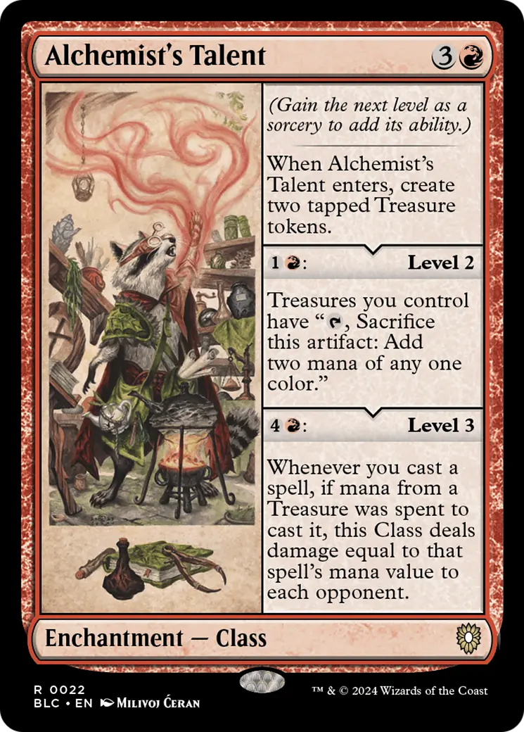 Alchemist's Talent [Bloomburrow Commander] 1