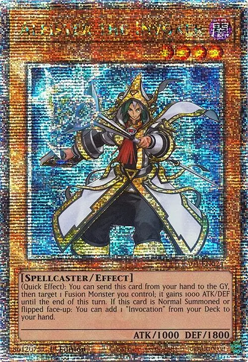Aleister The Invoker (Alternate Art) [Ra04-En024] Quarter Century Secret Rare 1