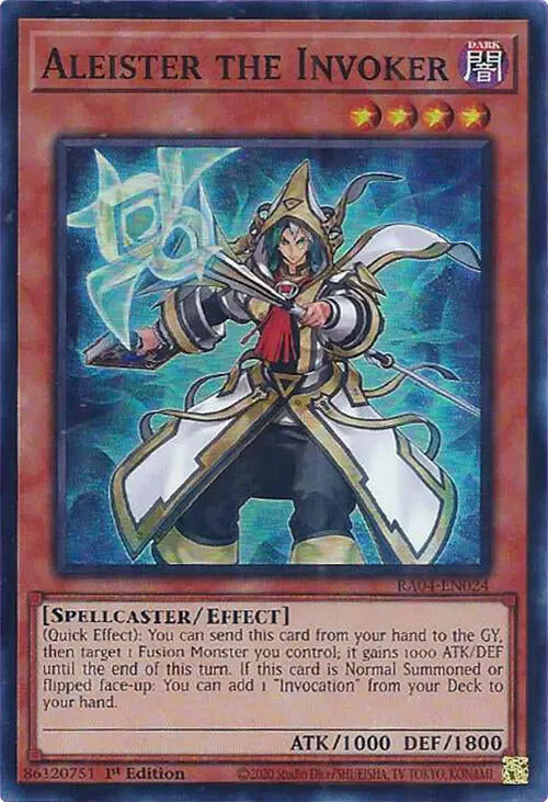 Aleister The Invoker (Alternate Art) [Ra04-En024] Super Rare 1