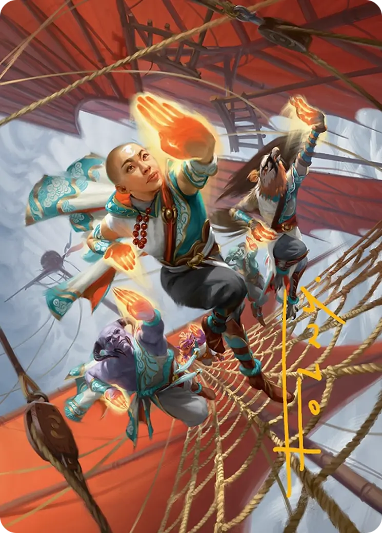 Aligned Heart Art Card (52/54) [Tarkir: Dragonstorm Art Series] 1