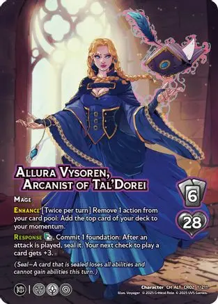 Allura Vysoren, Arcanist Of Tal'dorei (Alternate Art) 1