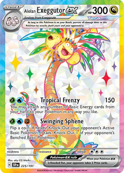 Alolan Exeggutor Ex (225/191) [Scarlet & Violet: Surging Sparks] 1