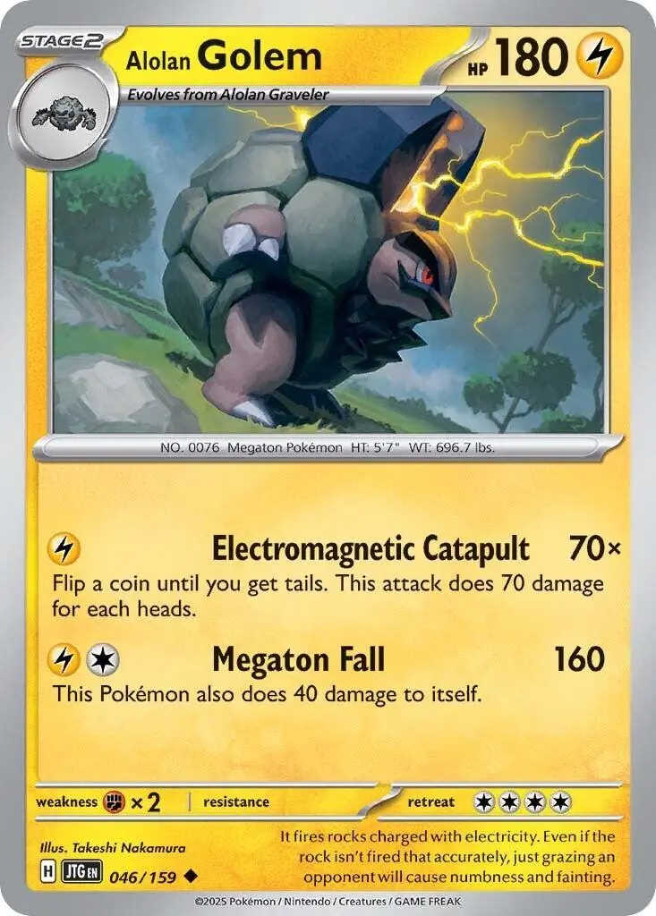 Alolan Golem (046/159) [Scarlet & Violet: Journey Together] 1