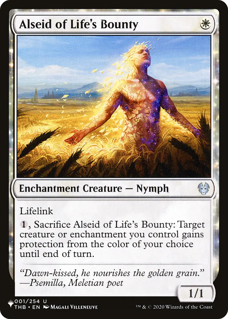 Alseid Of Life's Bounty [The List] 1