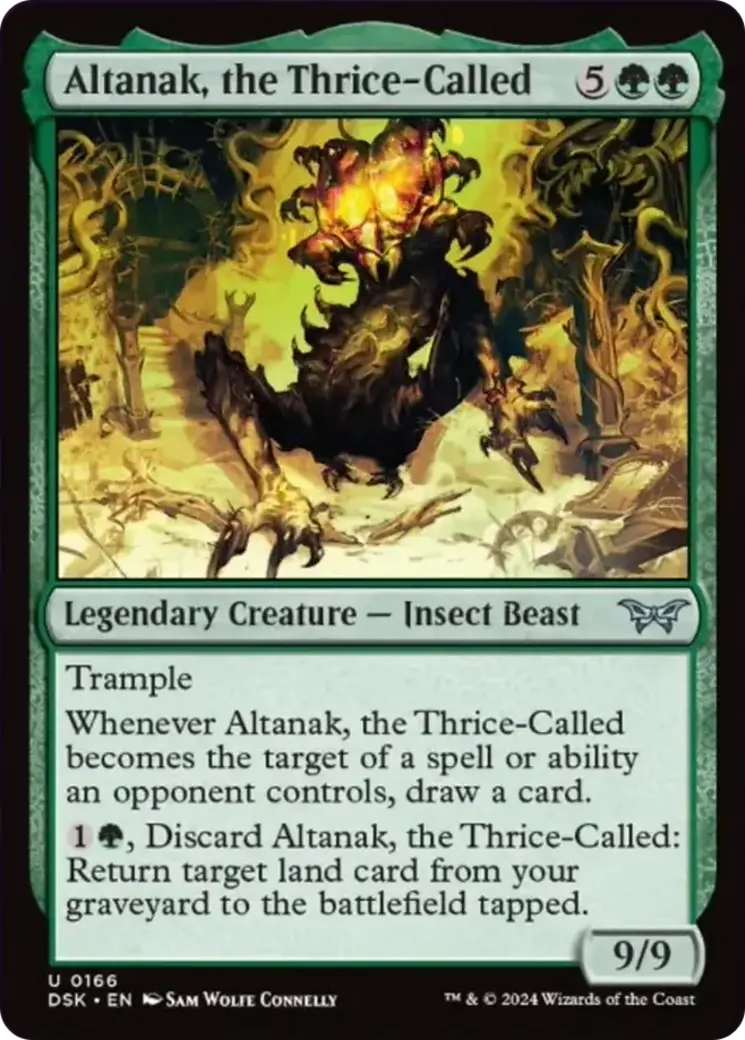 Altanak, The Thrice-Called [Duskmourn: House Of Horror] 1