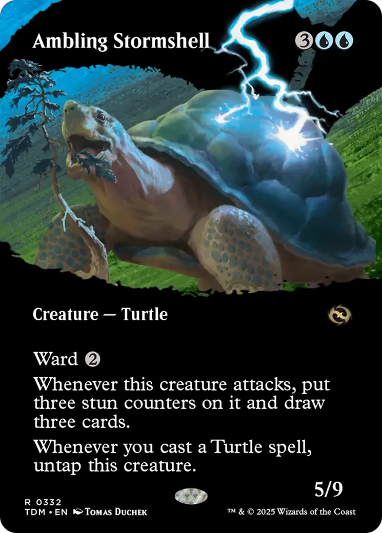 Ambling Stormshell (Borderless) [Tarkir: Dragonstorm] 1