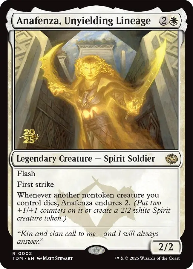 Anafenza, Unyielding Lineage [Tarkir: Dragonstorm Prerelease Promos] 1