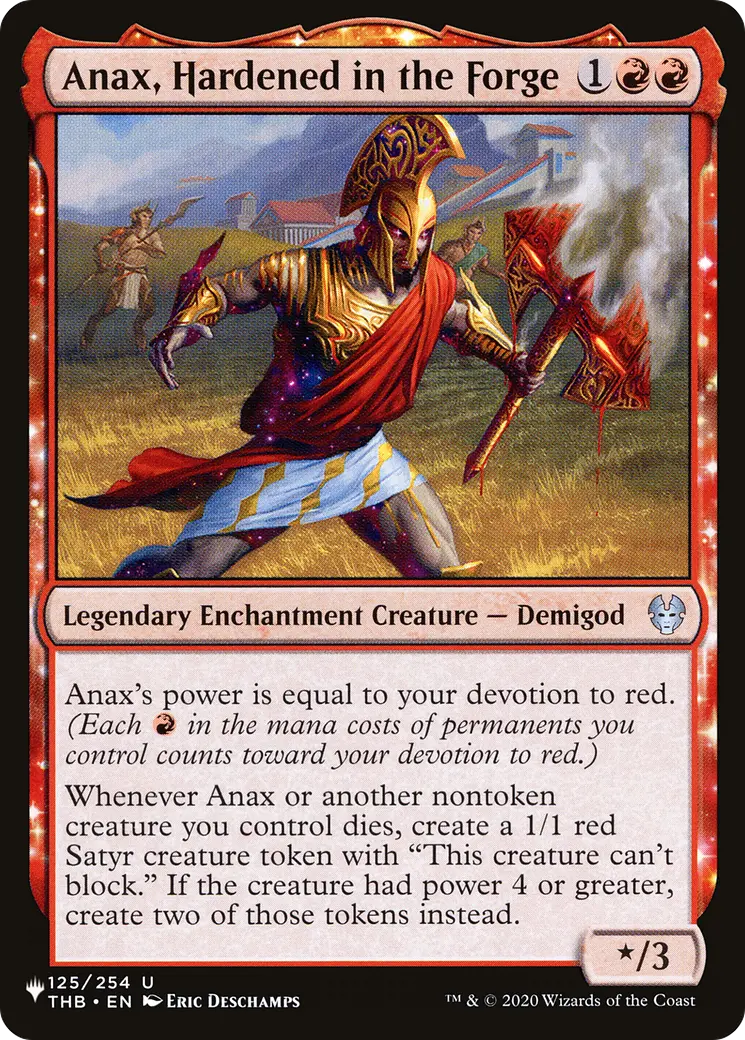 Anax, Hardened In The Forge [The List] 1