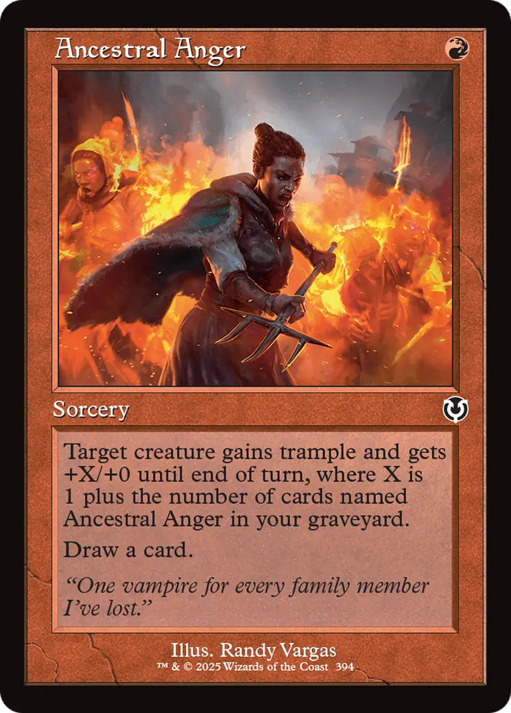 Ancestral Anger (Retro Frame) [Innistrad Remastered] 1
