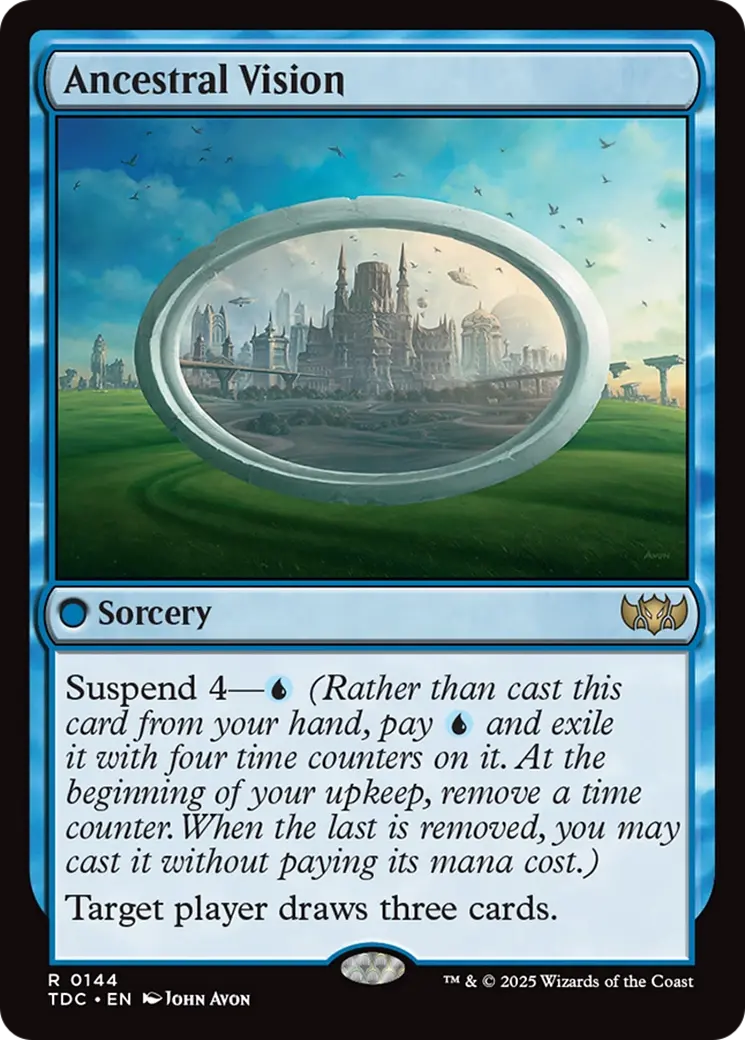 Ancestral Vision [Tarkir: Dragonstorm Commander] 1