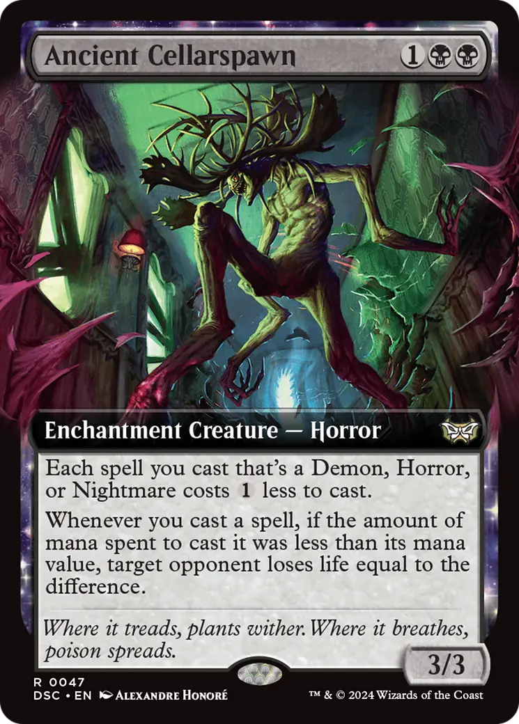 Ancient Cellarspawn (Extended Art) [Duskmourn: House Of Horror Commander] 1