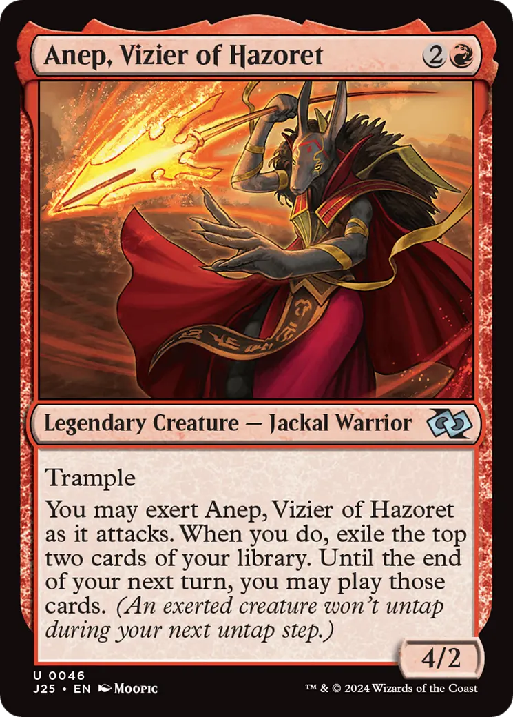 Anep, Vizier Of Hazoret (Anime) [Foundations Jumpstart] 1