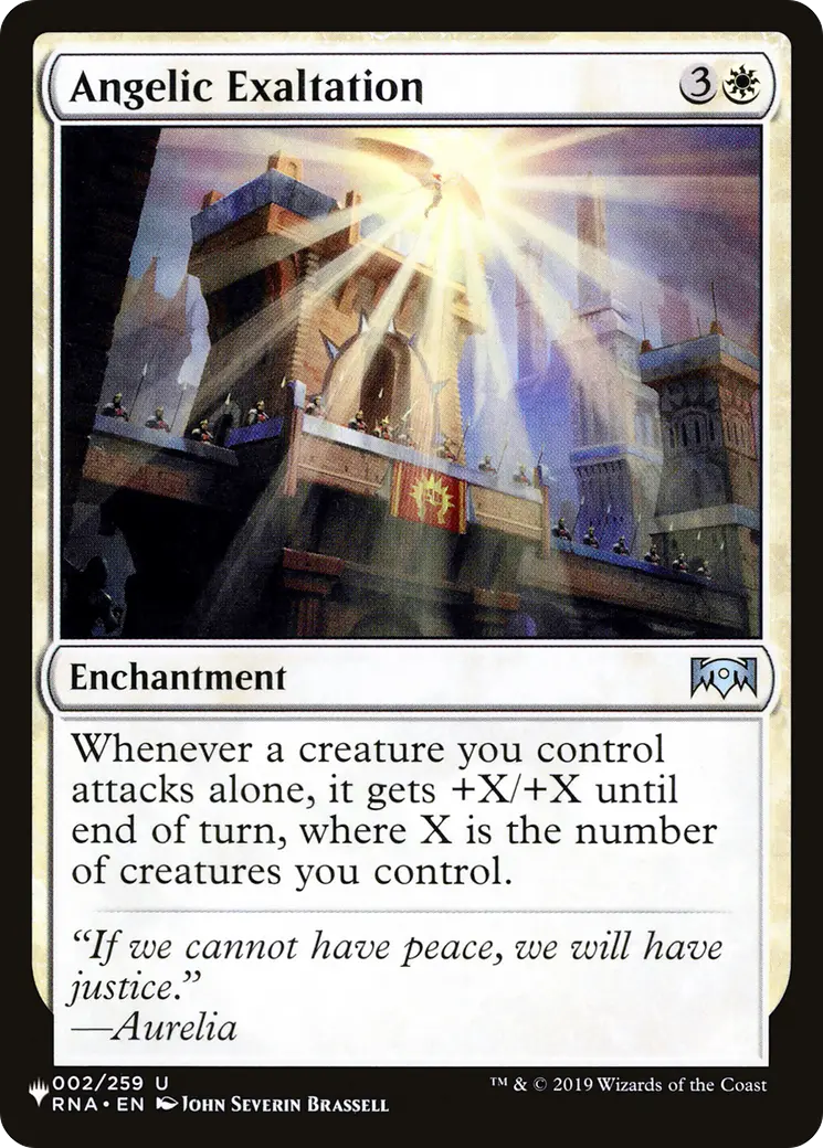 Angelic Exaltation [The List] 1