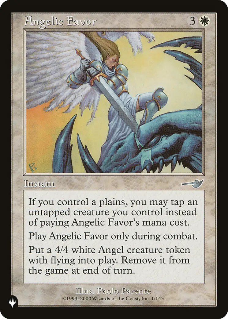 Angelic Favor [The List] 1