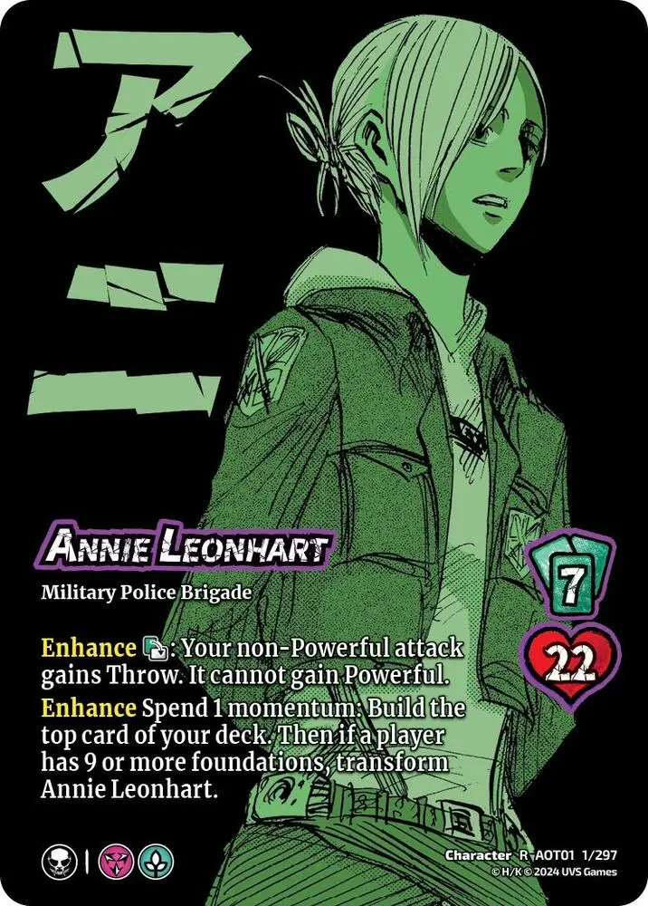 Annie Leonhart // Annie, Female Titan 1