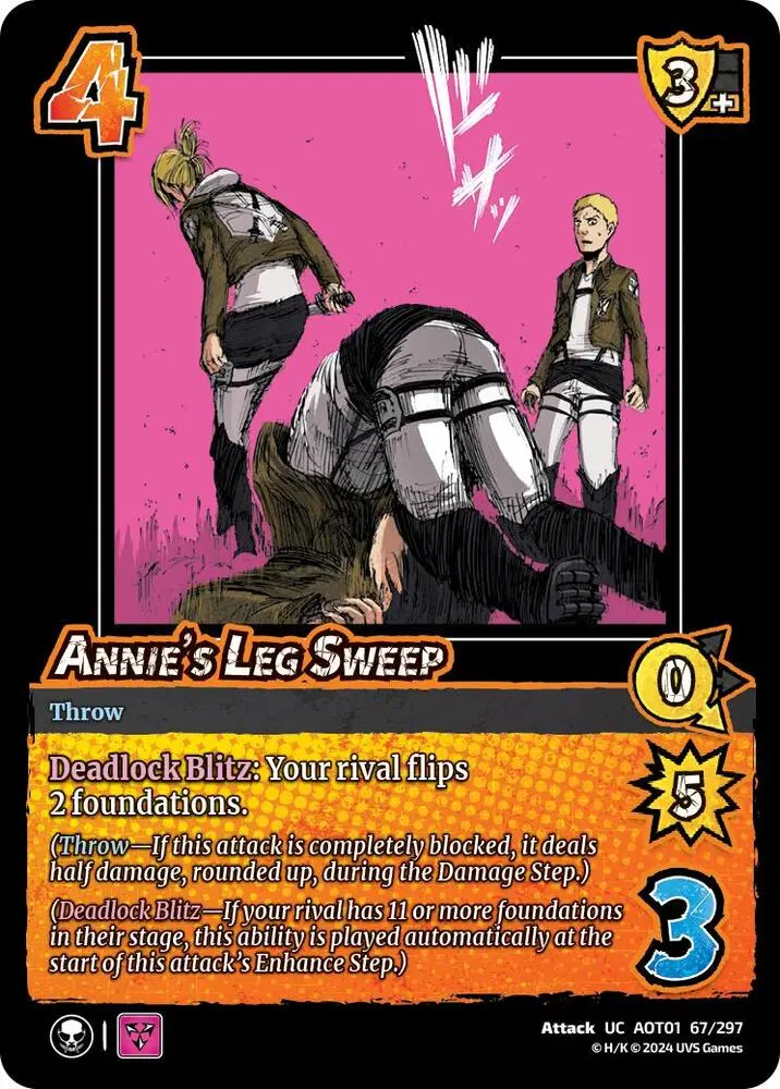 Annie's Leg Sweep 1