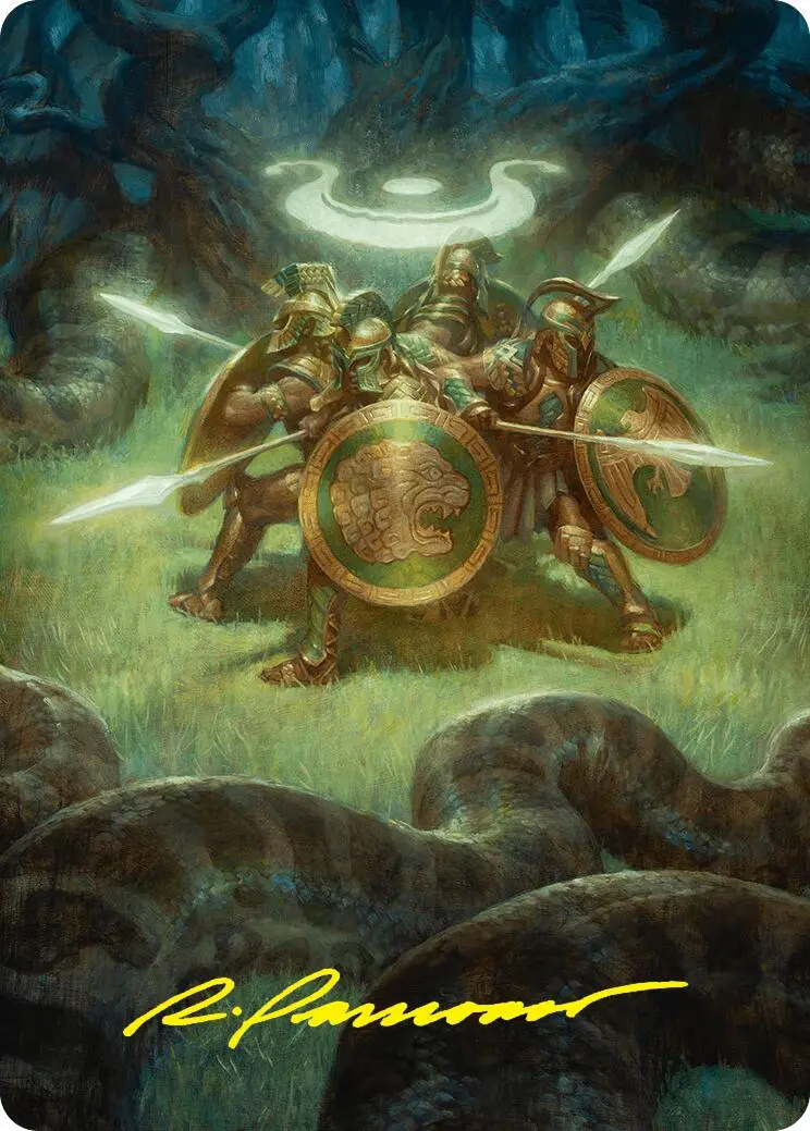 Anthem Of Champions Art Card (47/54) (Gold-Stamped Signature) [Foundations Art Series] 1