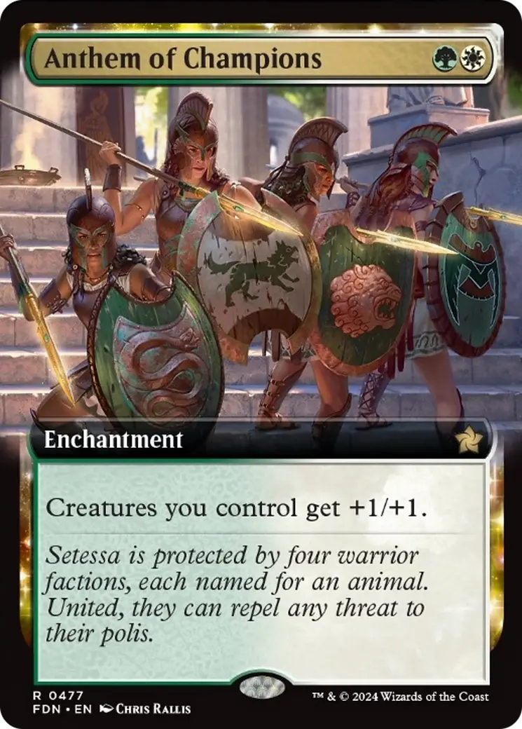 Anthem Of Champions (Extended Art) [Foundations] 1