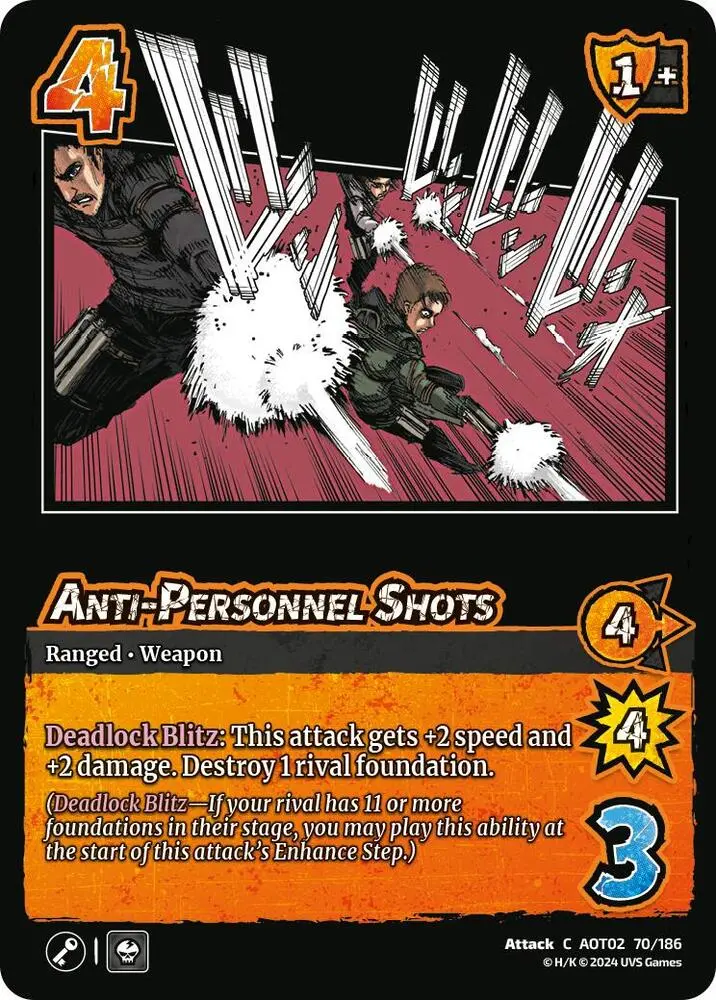 Anti-Personnel Shots - Attack On Titan: Origins Of Power (Aot02) 1