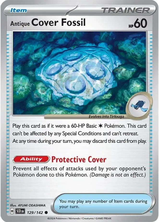 Antique Cover Fossil (129/142) [Scarlet & Violet: Stellar Crown] 1