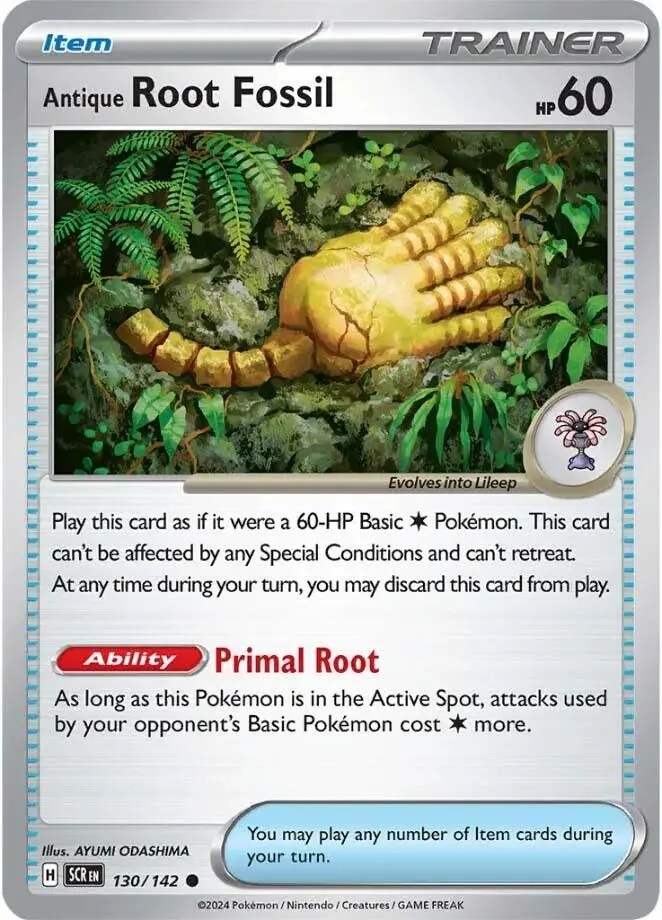 Antique Root Fossil (130/142) [Scarlet & Violet: Stellar Crown] 1