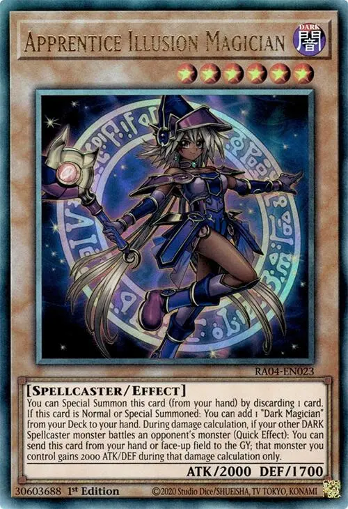 Apprentice Illusion Magician [Ra04-En023] Prismatic Ultimate Rare 1