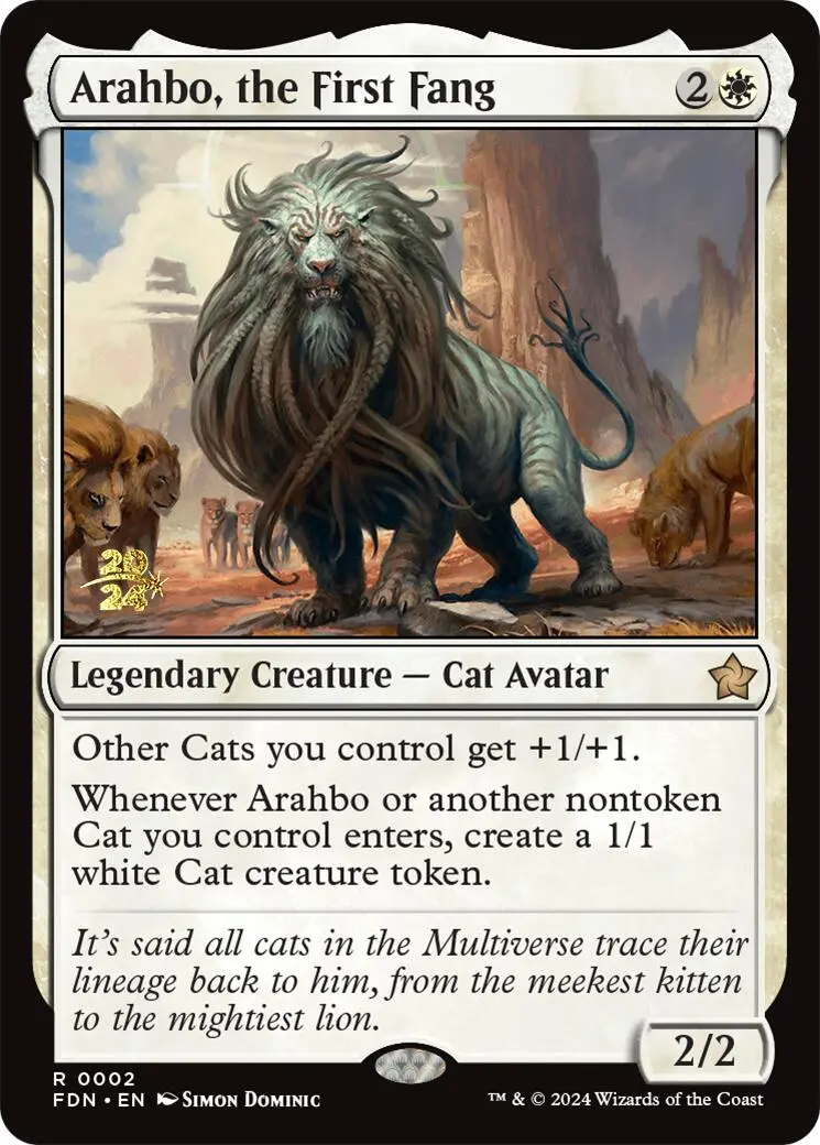 Arahbo, The First Fang [Foundations Prerelease Promos] 1