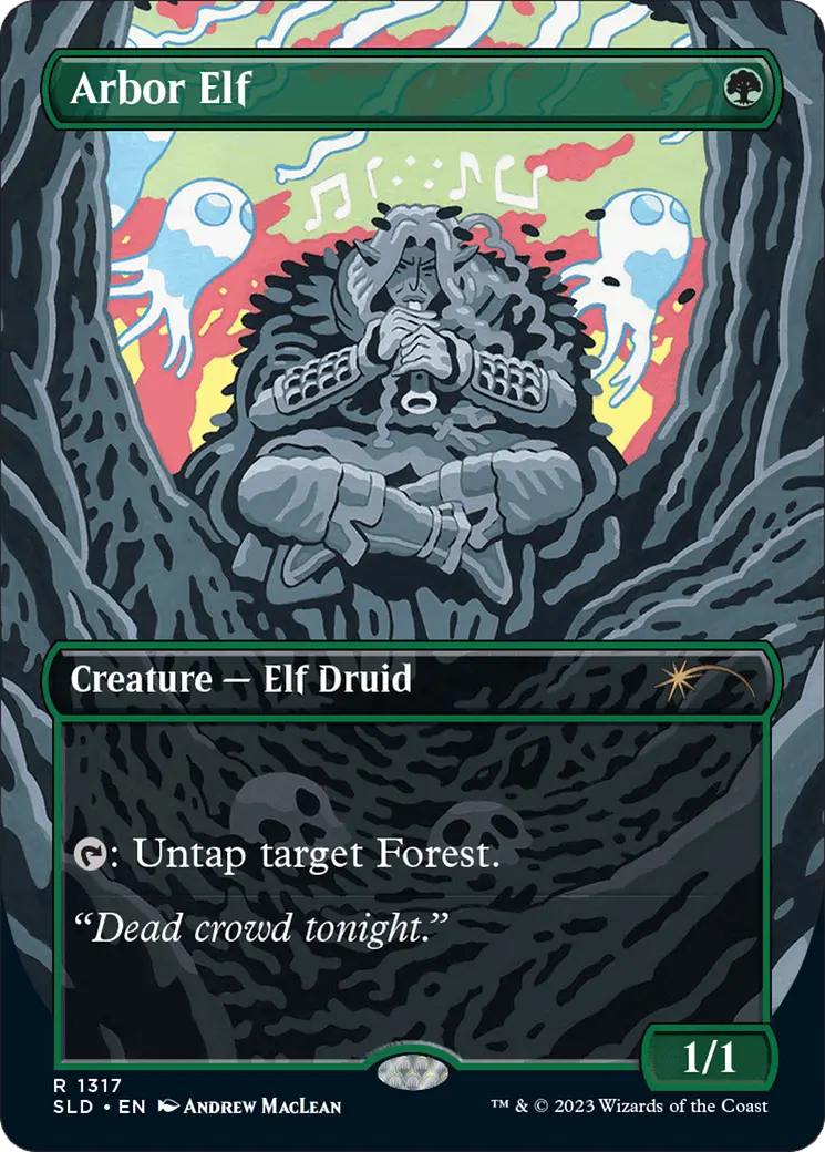 Arbor Elf (Rainbow Foil) [Secret Lair Drop Series] 1