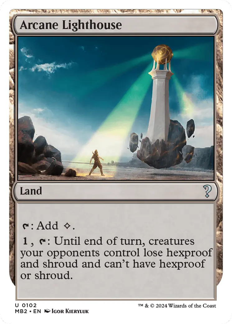Arcane Lighthouse (White Border) [Mystery Booster 2] 1
