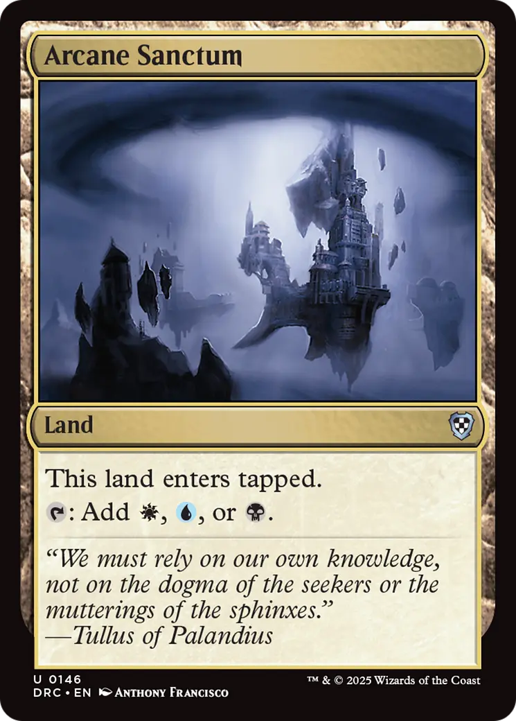 Arcane Sanctum [Aetherdrift Commander] 1