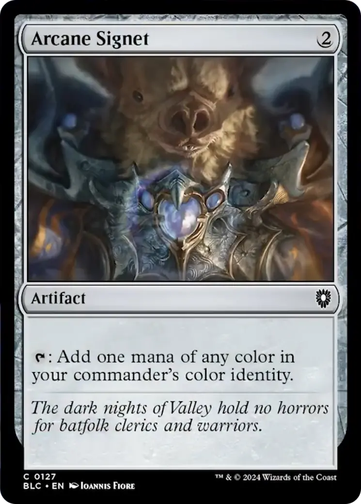 Arcane Signet [Bloomburrow Commander] 1